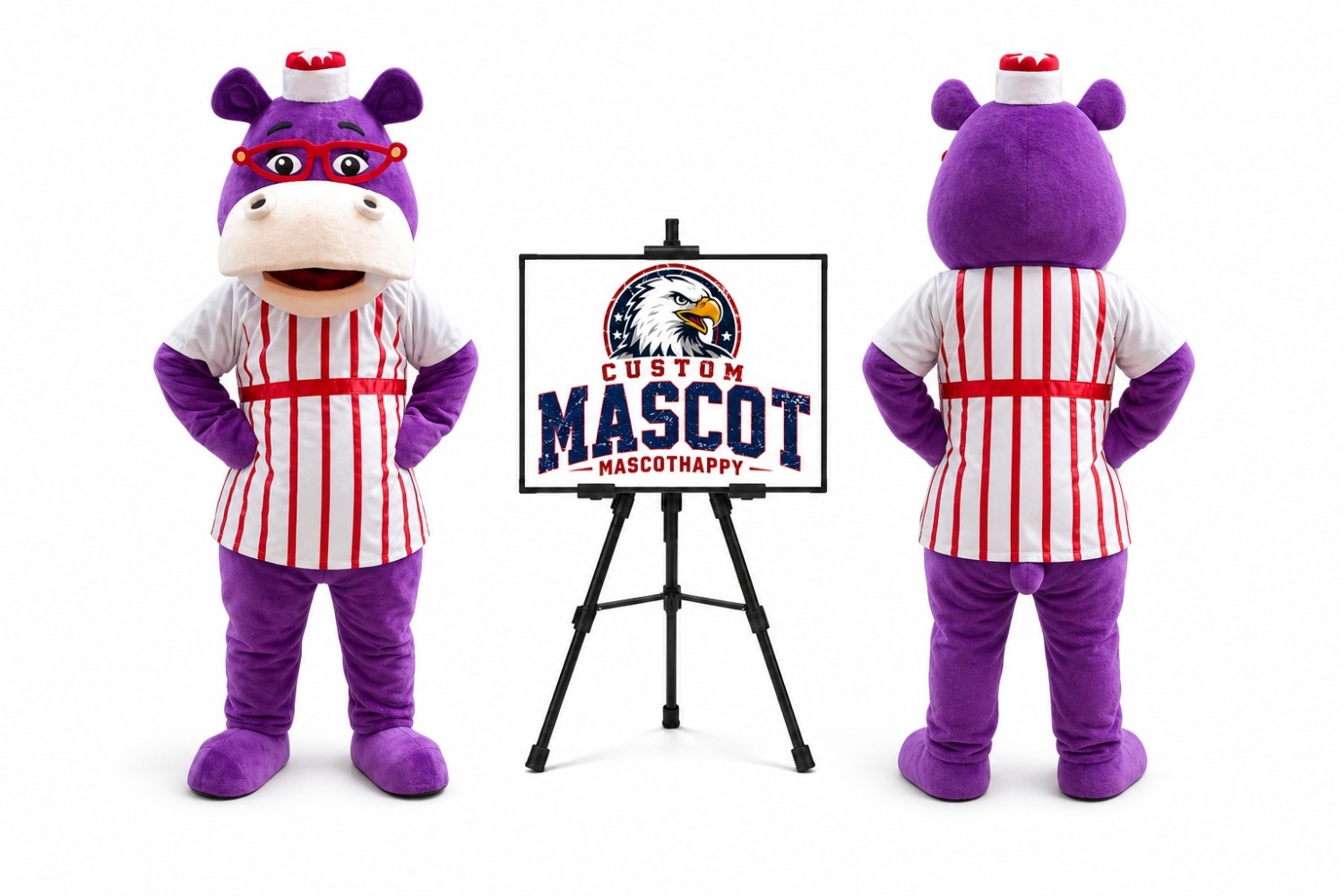 Hippo Mascot Costume Hippo Mascot Costume