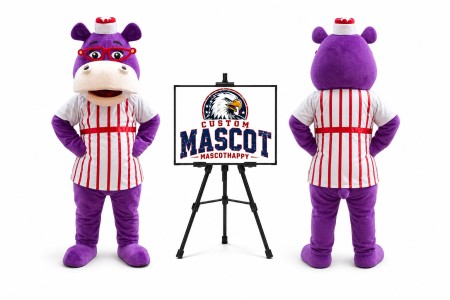 Hippo Mascot Costume