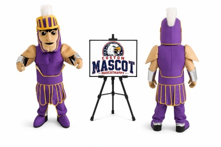 Knight Spartan Trojan Mascot Costume