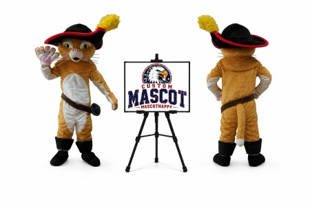 Puss In Boots Cat Mascot Costume