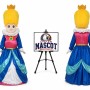 Queen Mascot Costume