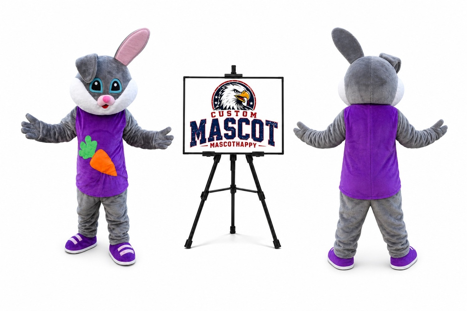 Rabbit Bunny Easter Mascot Costume for Easter Events Rabbit Bunny Easter Mascot Costume for Easter Events