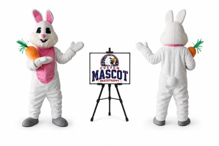 Rabbit Easter Bunny Mascot Costume for Easter Events