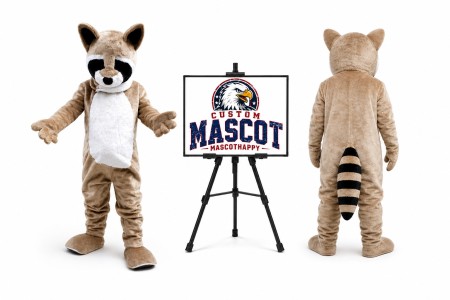 Raccoon Fursuit Mascot Costume