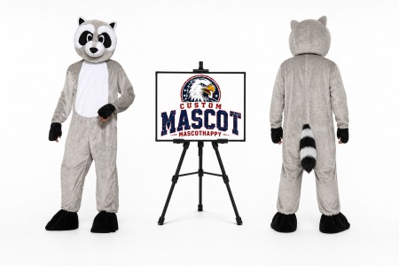 Raccoon Plush Mascot Costume