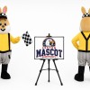 Racing Rabbit Bunny Easter Mascot Costume for Easter Events