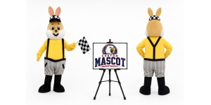 Racing Rabbit Bunny Easter Mascot Costume for Easter Events Racing Rabbit Bunny Easter Mascot Costume for Easter Events