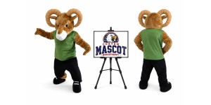 Ram Bighorn Goat Mascot Costume Ram Bighorn Goat Mascot Costume