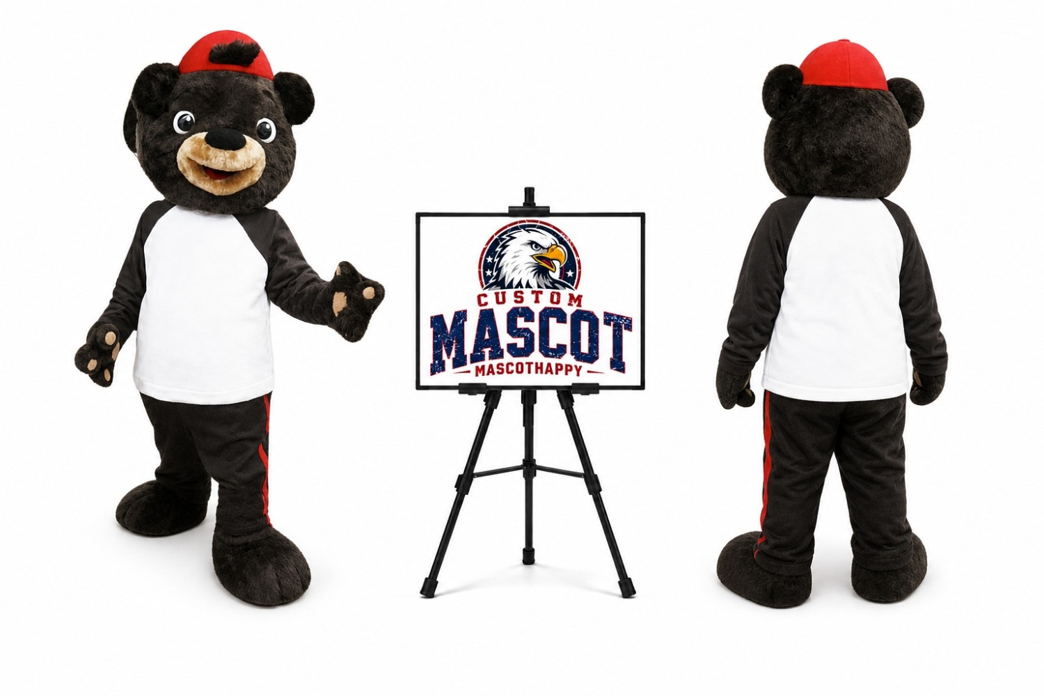 Rapper Bear Mascot Costume
