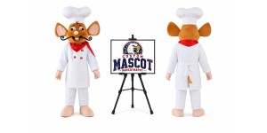 Rat Mouse Cook Chef Mascot Costume for Food Events Rat Mouse Cook Chef Mascot Costume for Food Events