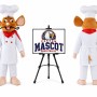 Rat Mouse Cook Chef Mascot Costume for Food Events