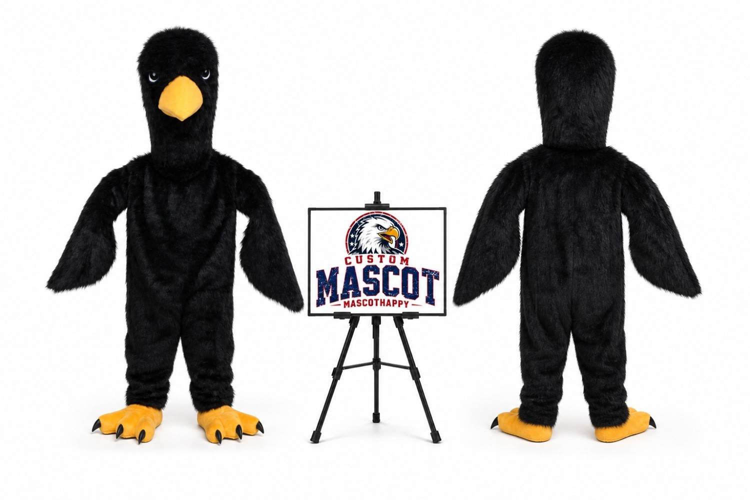 Raven Crow Bird Mascot Costume Raven Crow Bird Mascot Costume