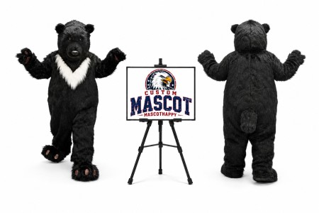 Realistic Bear Mascot Costume