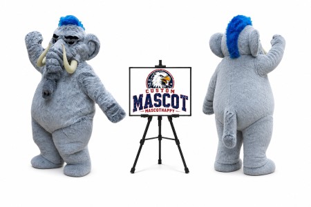 Realistic Mammoth Elephant Mascot Costume