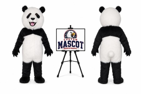 Realistic Panda Mascot Costume