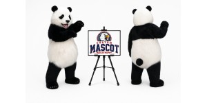 Realistic Panda Mascot Costume Realistic Panda Mascot Costume