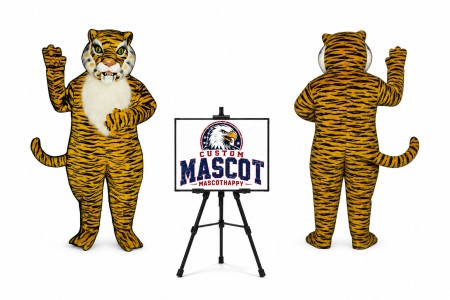 Realistic Tiger Mascot Costume