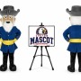 Rebel Mascot Costume