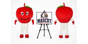 Apple Fruit Mascot Costume for Food Events Apple Fruit Mascot Costume for Food Events