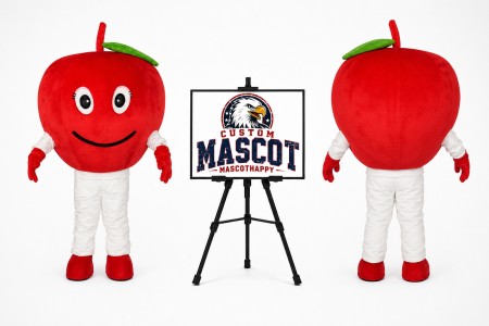 Apple Fruit Mascot Costume for Food Events