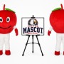 Apple Fruit Mascot Costume for Food Events