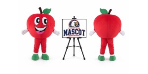 Apple Mascot Costume for Food Events Apple Mascot Costume for Food Events