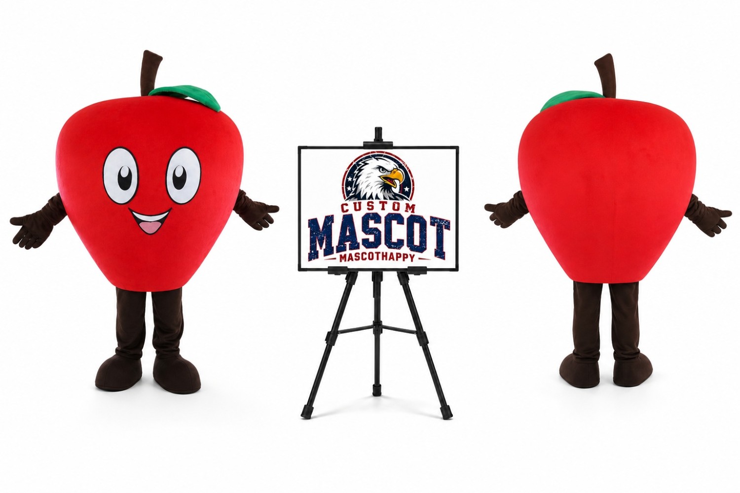 Apple Mascot Costume for Food Events Apple Mascot Costume for Food Events