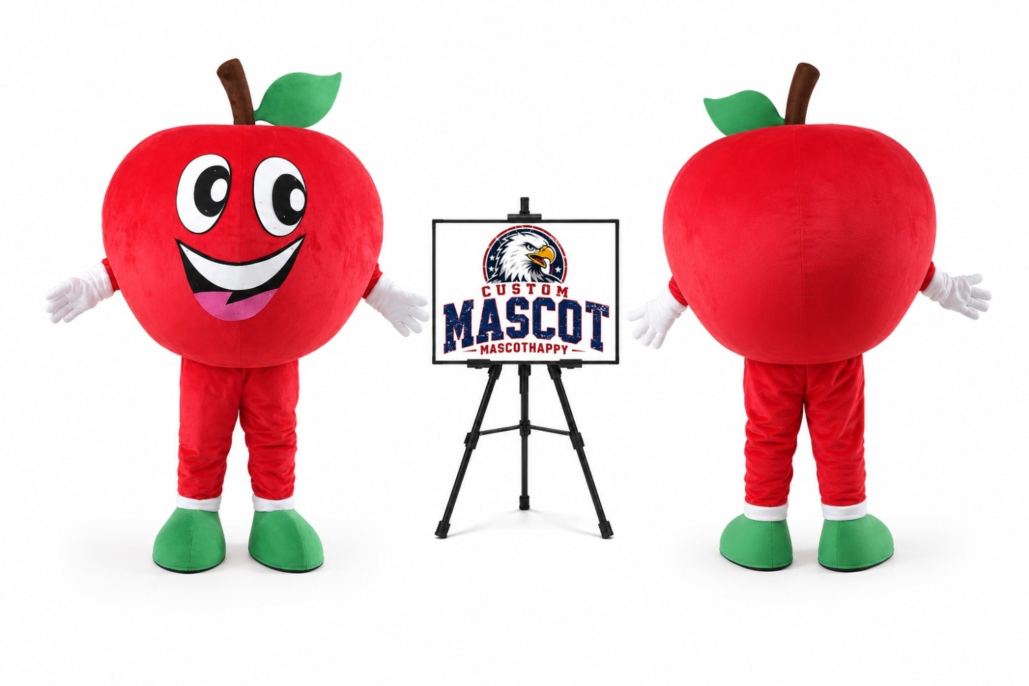 Apple Mascot Costume for Food Events Apple Mascot Costume for Food Events