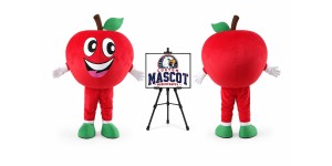 Apple Mascot Costume for Food Events Apple Mascot Costume for Food Events