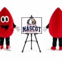 Blood Drop Mascot Costume
