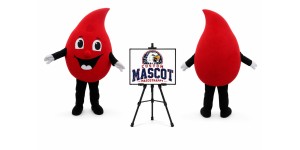 Blood Mascot Costume Blood Mascot Costume