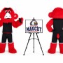 Bull Sport Mascot Costume for Sports Events