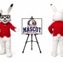 Coat Rabbit Mascot Costume for Easter Events