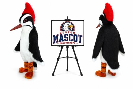 Crown Woodpecker Mascot Costume