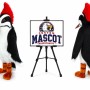Crown Woodpecker Mascot Costume