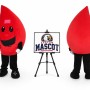 Drop Blood Mascot Costume