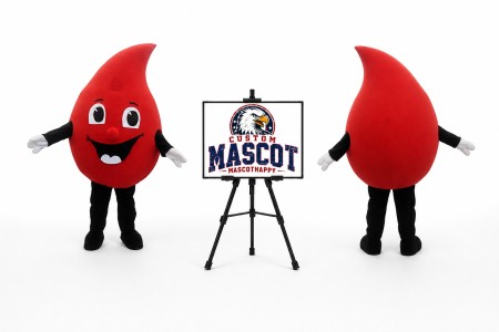 Drop of Blood Mascot Costume