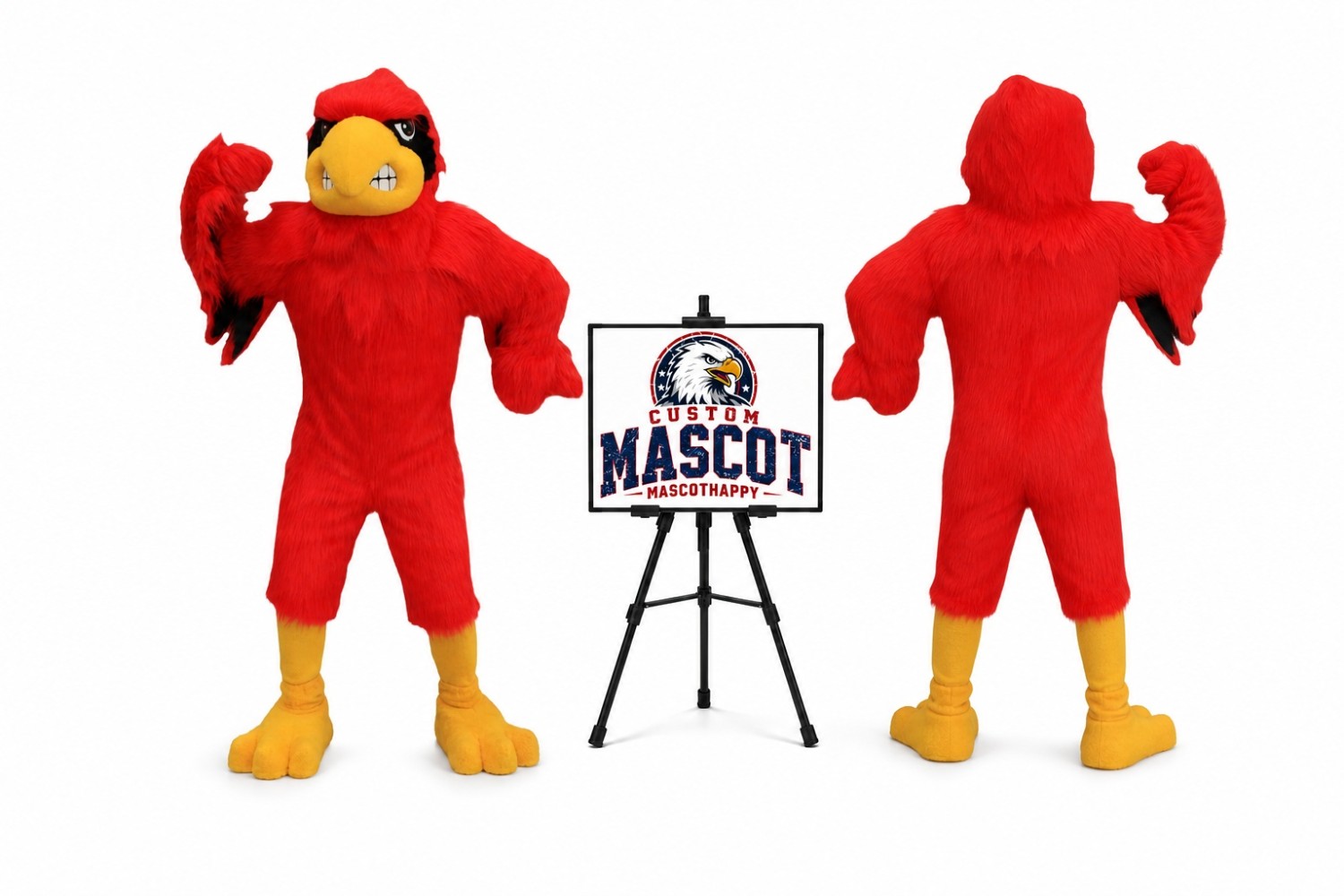 Fierce Cardinal Mascot Costume Fierce Cardinal Mascot Costume