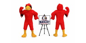 Fierce Cardinal Mascot Costume Fierce Cardinal Mascot Costume