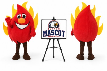 Fire Mascot Costume