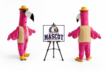 Flamingo Bird Mascot Costume