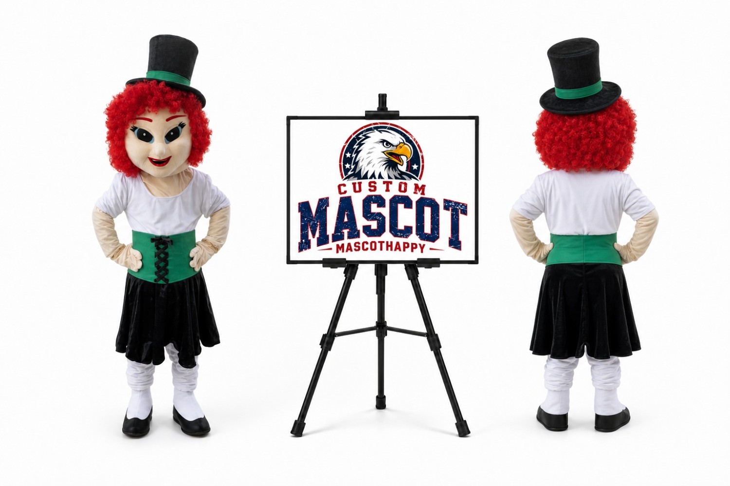 Hair Elf Mascot Costume Hair Elf Mascot Costume