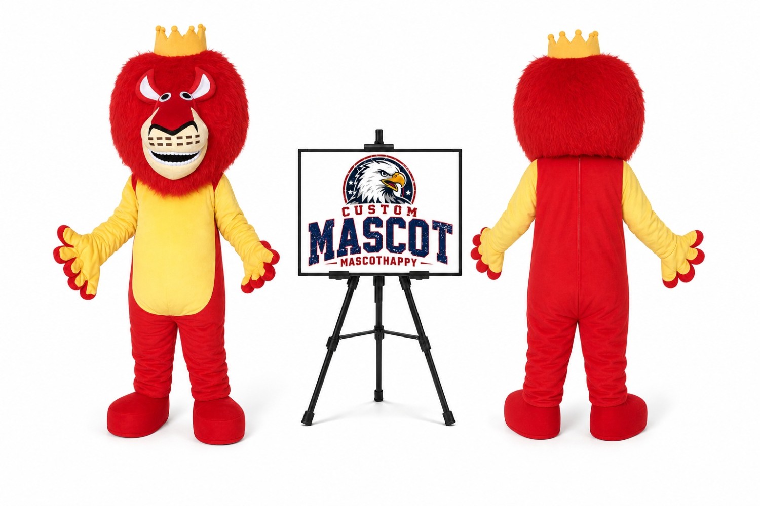 Hair Lion Mascot Costume Hair Lion Mascot Costume