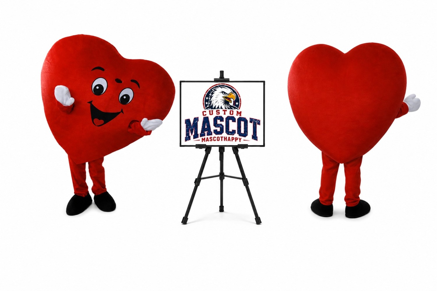Heart Mascot Costume Heart Mascot Costume