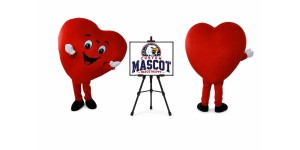 Heart Mascot Costume Heart Mascot Costume