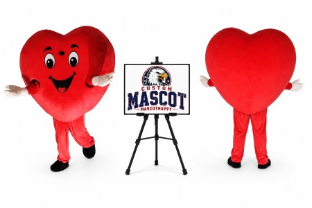 Heart Love Mascot Costume