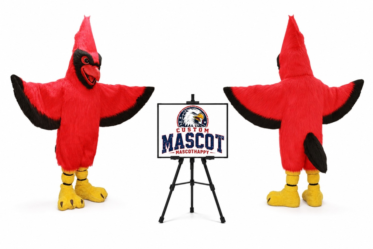 Jay Cardinal Mascot Costume Jay Cardinal Mascot Costume