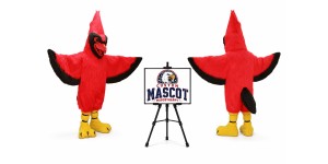 Jay Cardinal Mascot Costume Jay Cardinal Mascot Costume