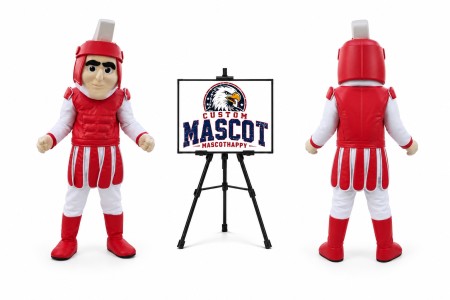 Knight Spartan Trojan Mascot Costume