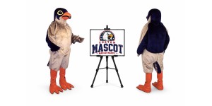 Legged Hawk Mascot Costume for Easter Events Legged Hawk Mascot Costume for Easter Events